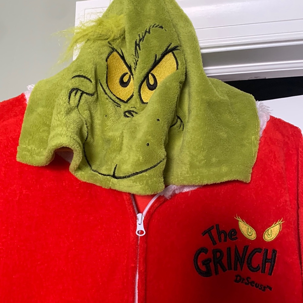 HALLOWEEN COSTUME Grinch Santa onsie!